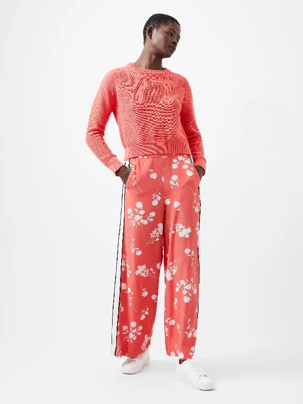 French Connection Lily Mozart Crew Neck Jumper-Cayenne Red-78XFE Lace Blend Ribbed Blend Corduroy Blend French Connection Lily Mozart Crew Neck Jumper-Cayenne Red-78XFE Lace Blend Ribbed Blend Corduroy Blend