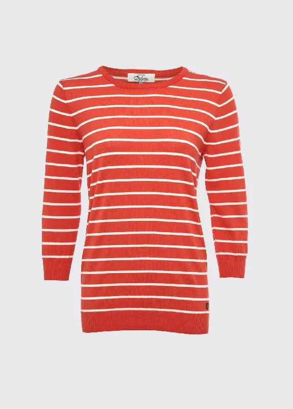 Howth Jumper - Saffron Polka Dot Checkered Tartan