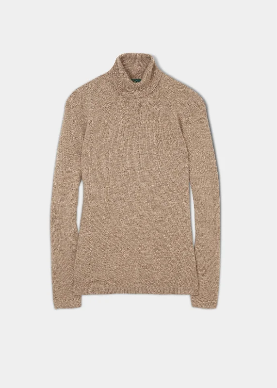 Rebecca Ladies Roll Neck Jumper In Colt Layered Multi-layer Single Layer