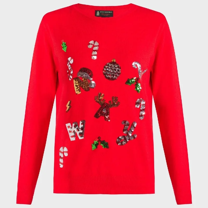 Ladies Snow Day Christmas Jumper Casual Formal Business