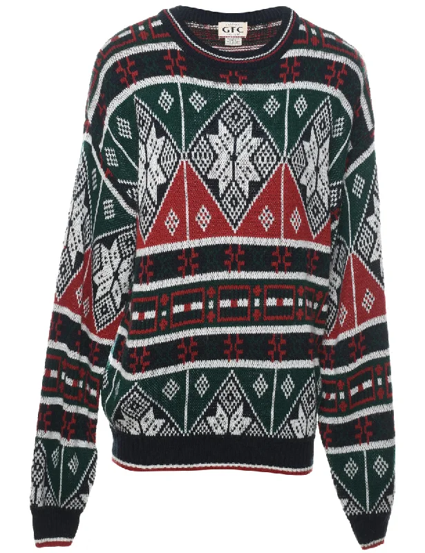 Nordic Jumper - L Oversized Loose Flowy