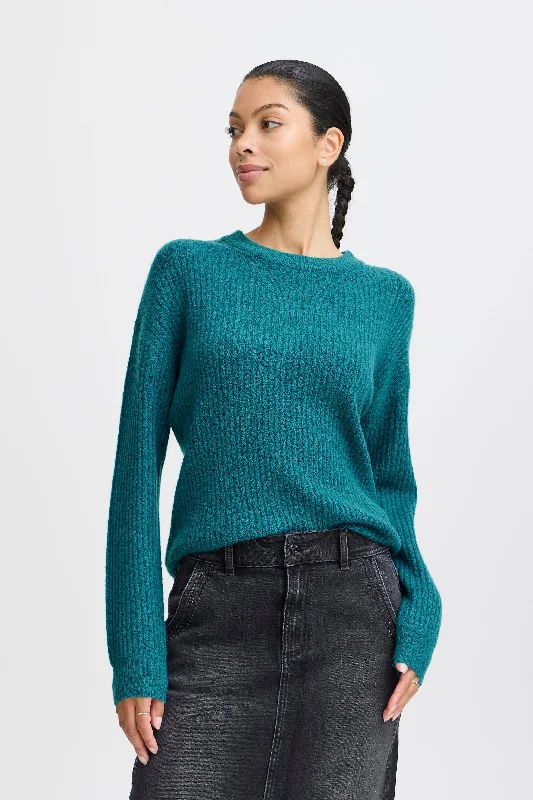 ONEMA RIBBED JUMPER TEAL Rayon Fabric Velvet Fabric Corduroy Fabric