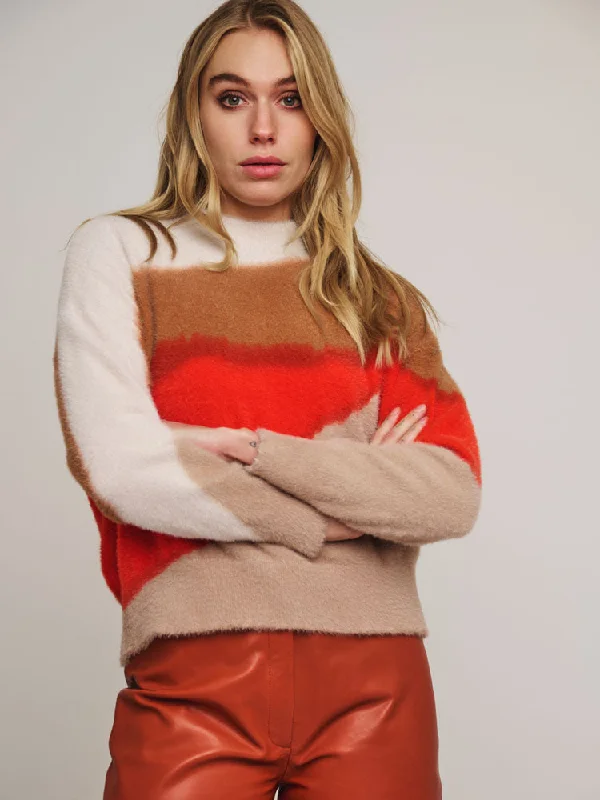 Rino & Pelle Berdie Jumper Sand Watercolour Long Sweater Short Sweater Cropped Sweater Rino & Pelle Berdie Jumper Sand Watercolour Long Sweater Short Sweater Cropped Sweater