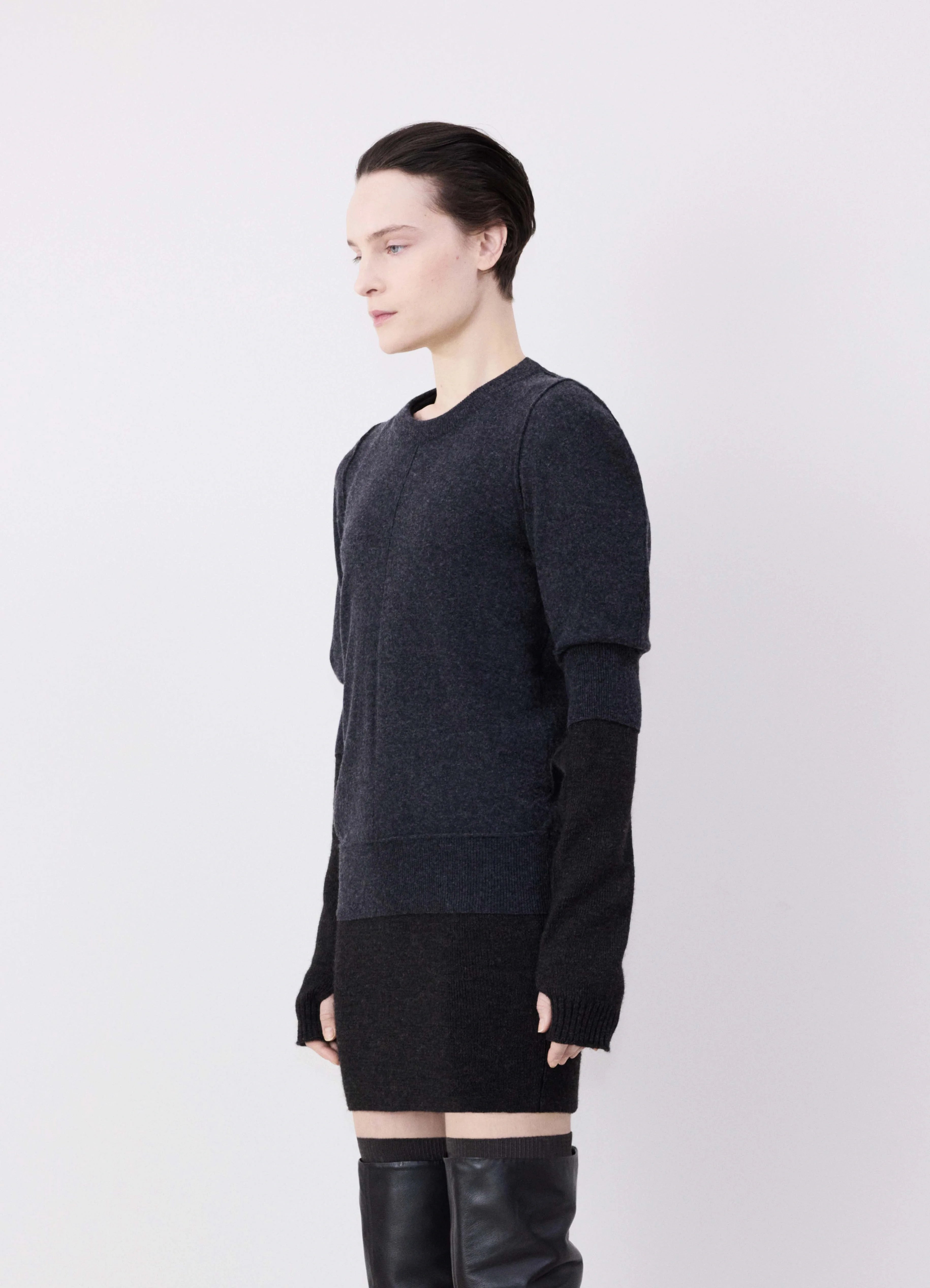SHORT SLEEVE JUMPER Elasticated Padded Insulated
