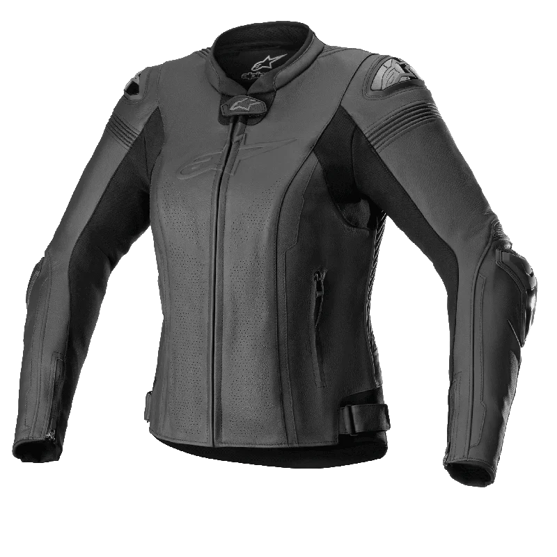 Women Stella Missile V2 Leather Jacket Wool Fabric Cashmere Fabric Tweed Fabric