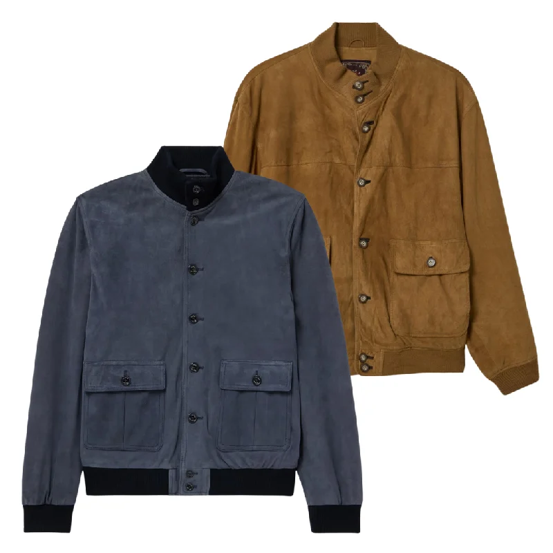 20x SUEDE BOMBER JACKETS Jacket Blazer Coat
