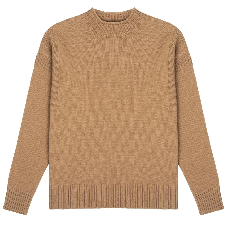 Sunspel Womens Fisherman Jumper Camel Faux Fur Fabric Real Fur Fabric Shearling Fabric Sunspel Womens Fisherman Jumper Camel Faux Fur Fabric Real Fur Fabric Shearling Fabric