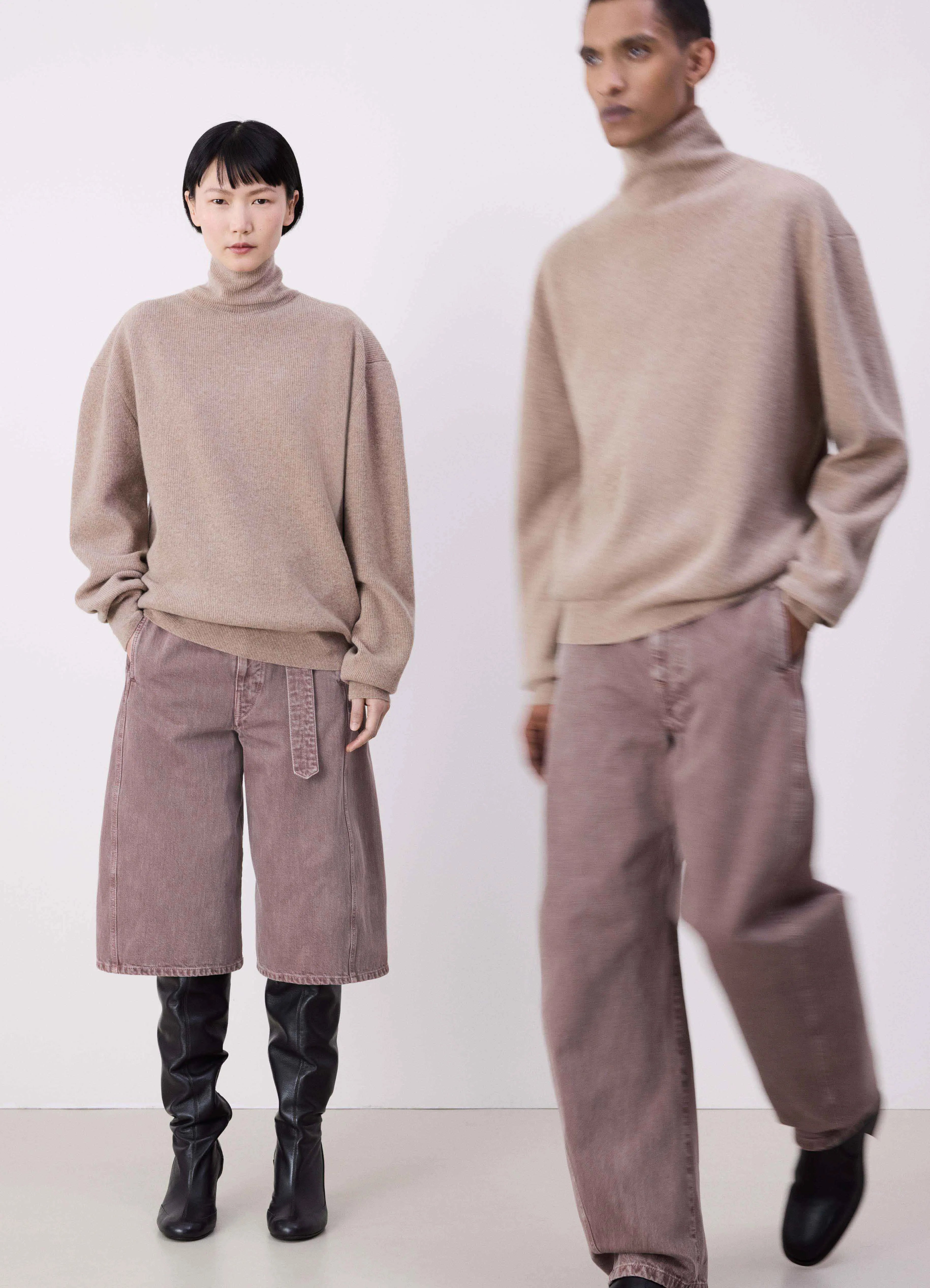 TURTLENECK JUMPER Boxy Sweater Fitted Sweater A-Line