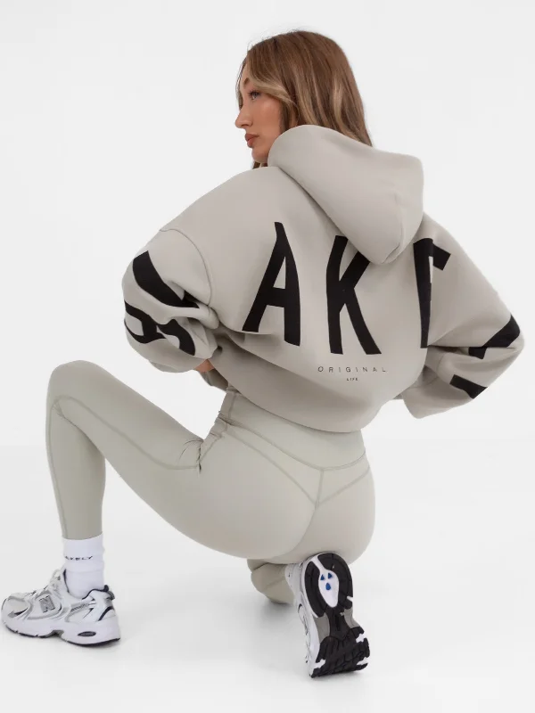 Isabel Oversized Hoodie - Grey Hoodie Sweatshirt Pullover