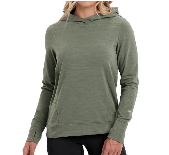 Women's Accel Hoody - Soft Pine Hoodie with Typography Text Message