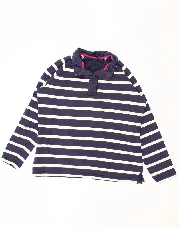 MOUNTAIN WAREHOUSE Womens Sweatshirt Jumper UK 18 XL Navy Blue Striped Hoodie with Oversized Fit Loose Comfortable MOUNTAIN WAREHOUSE Womens Sweatshirt Jumper UK 18 XL Navy Blue Striped Hoodie with Oversized Fit Loose Comfortable
