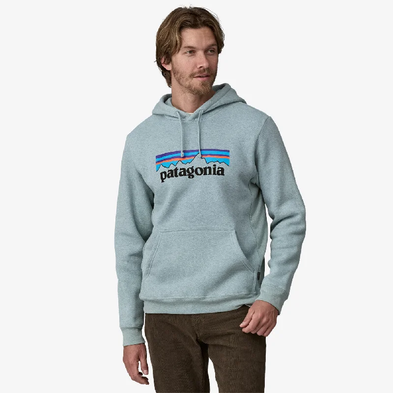 P-6 Logo Uprisal Hoody - Thermal Blue Hoodie with Turtle Neck Cozy Winter