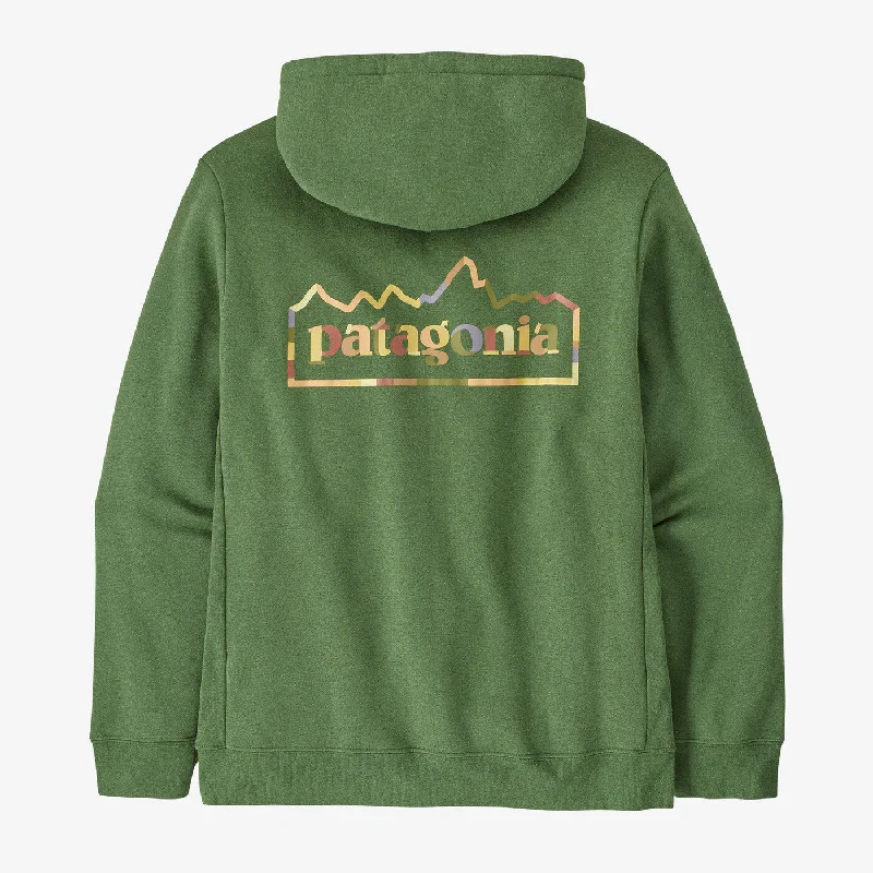 Unity Fitz Uprisal Hoody - Terrain Green Hoodie with Slim Fit Tailored Modern