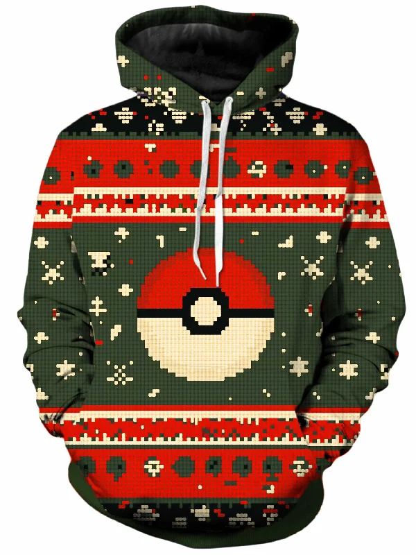 Poké Fam Unisex Hoodie Hoodie with Mesh Breathable Sporty