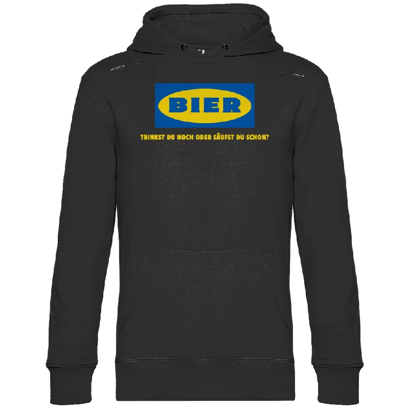 Premium Hoodie "BIER" Hoodie with Elastic Waist Stretchable Comfortable