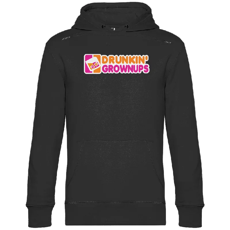 Premium Hoodie "Drunkin´ Grownups" Hoodie with Drawcord Adjustable Secure