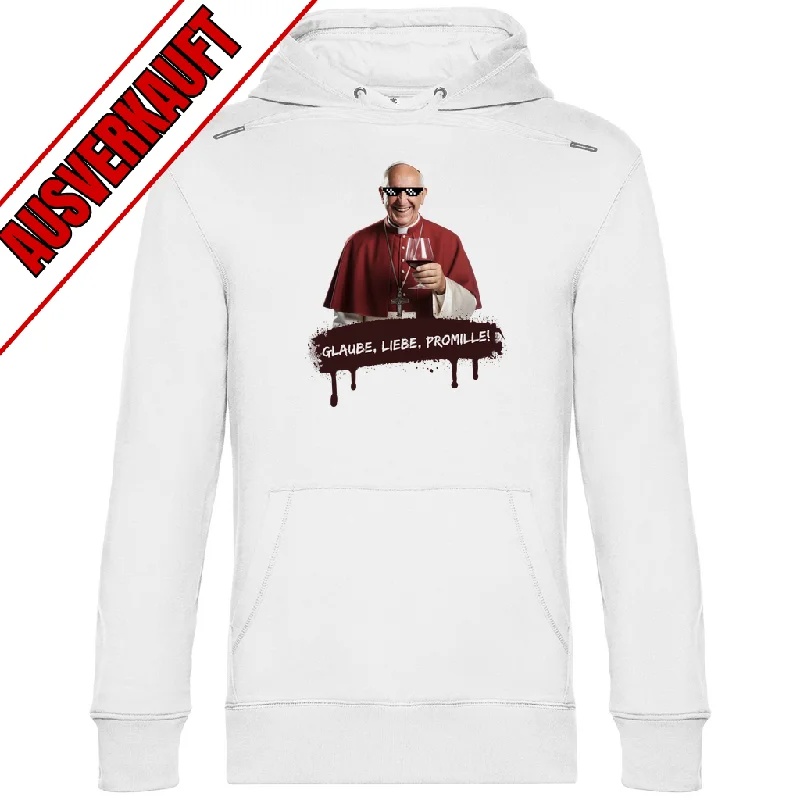 Premium Hoodie "Glaube, Liebe, Promille" Graphic Hoodie Design Print