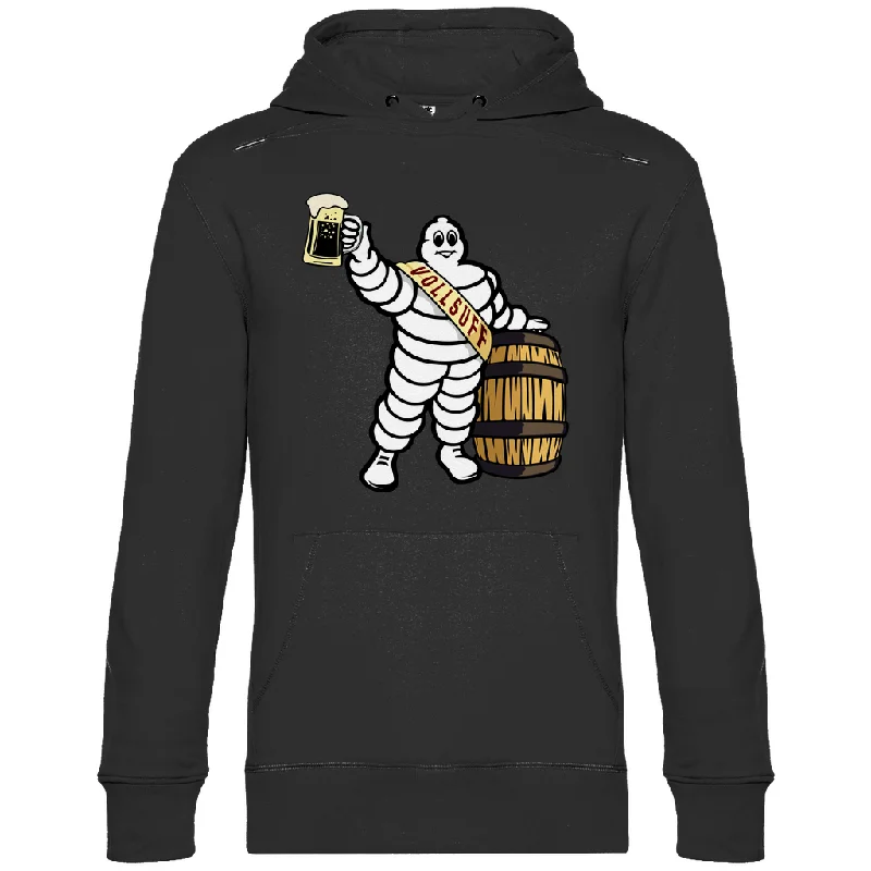 Premium Hoodie "Karussell Karl" Hoodie with High-Low Hem Asymmetrical Trendy