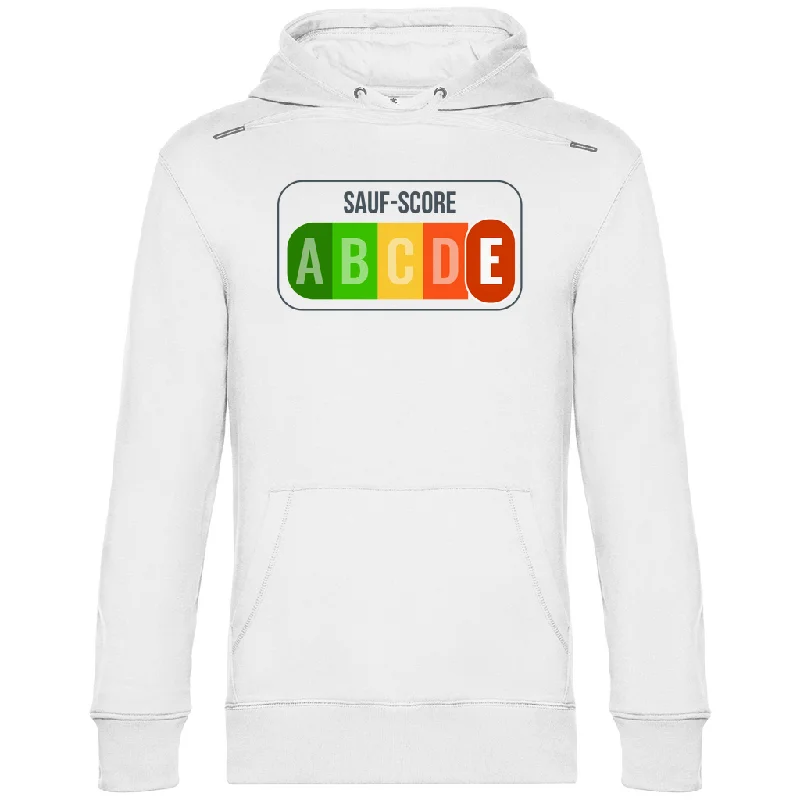 Premium Hoodie "Sauf-Score" Hoodie with Full-Zip Functional Layering