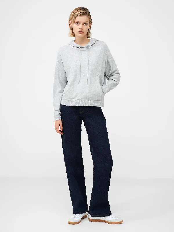 Supersoft Overhead Hooded Sweatshirt Hoodie with Mesh Breathable Sporty