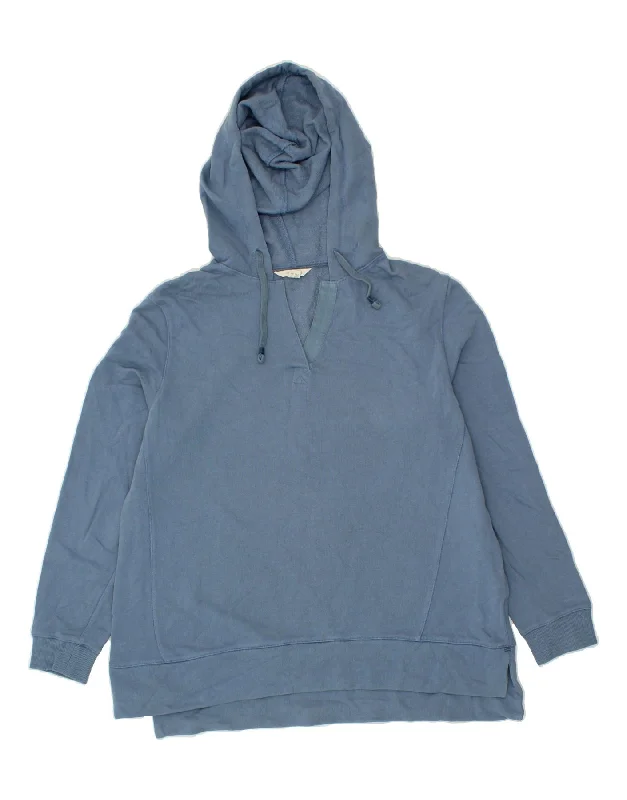 WHITE STUFF Womens Hoodie Jumper UK 14 Large Blue Hoodie with Raglan Sleeves Sporty Comfortable WHITE STUFF Womens Hoodie Jumper UK 14 Large Blue Hoodie with Raglan Sleeves Sporty Comfortable