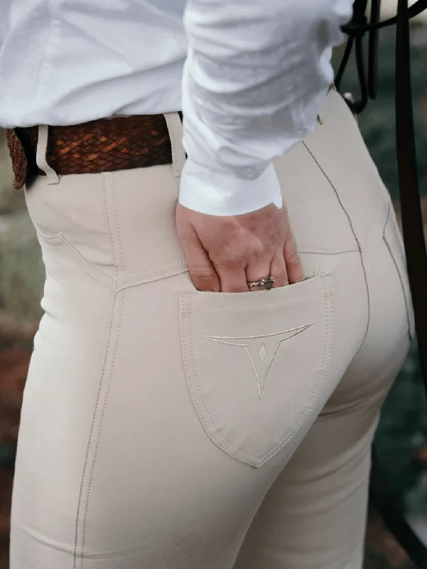 14479341 Peter Williams Stockhorse Pants Cream Comfortable Denim Leggings