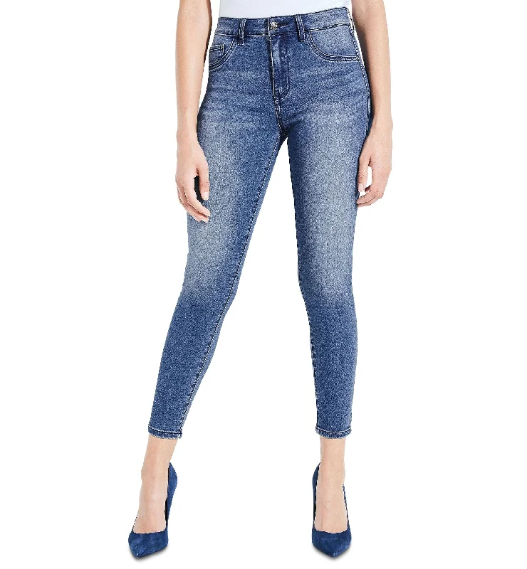 1981 Ankle Jegging Jeans Trendy Button-Up High-Waist Jeans