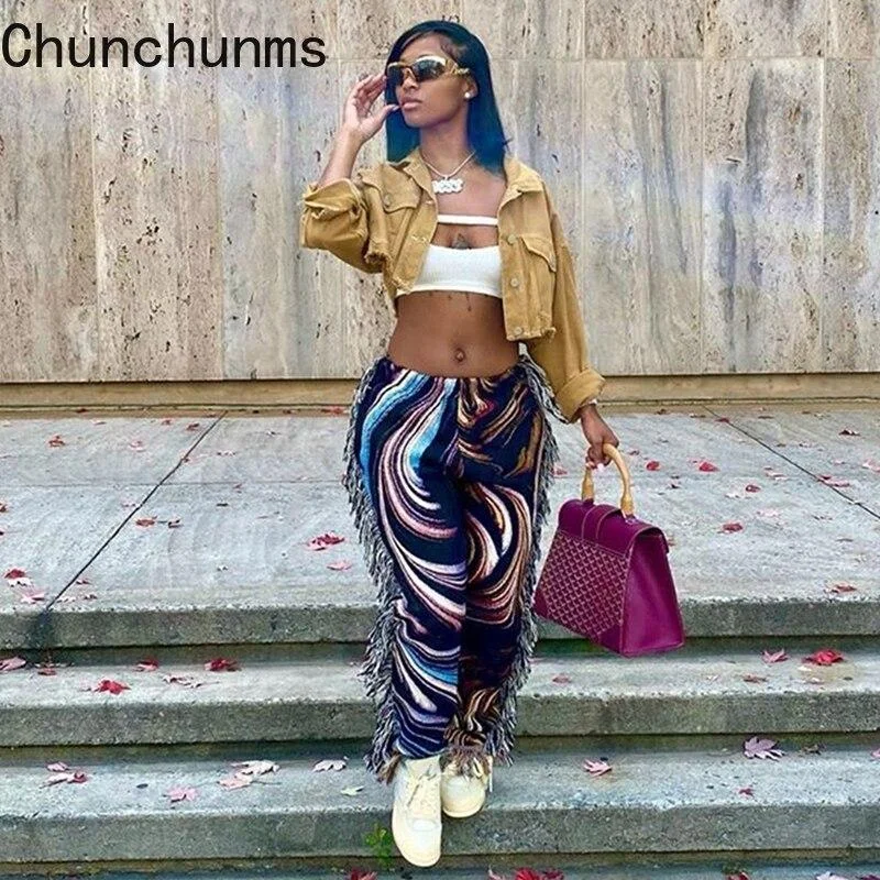 Nawiti Pants Trendy Printed Pants