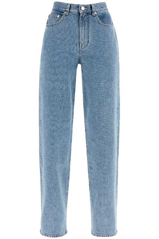 Organic Cotton Samur Jeans For  - Blue Cozy Stretch High-Waist Jeans