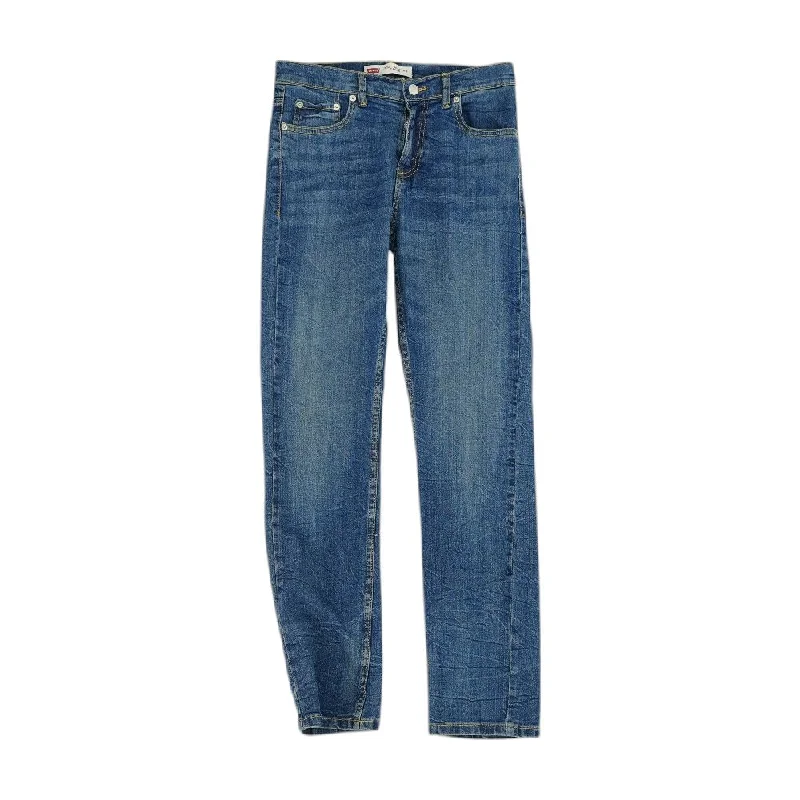 502 Solid Jeans Stylish High-Waist Skinny Denim