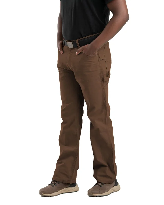 Berne Mens Heartland Duck Carpenter Bark 100% Cotton Work Pants Comfortable Denim Leggings