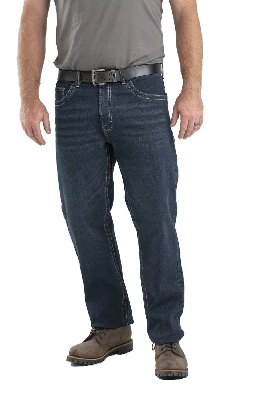 Berne Mens Granite Cotton Blend Highland Flex Bootcut Jeans Elegant High-Waisted Flared Jeans