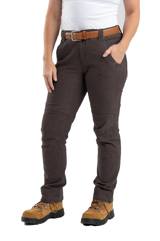 Berne Tuscan Cotton Blend Womens Flex Softstone Duck Pants Classic Straight-Leg Pants