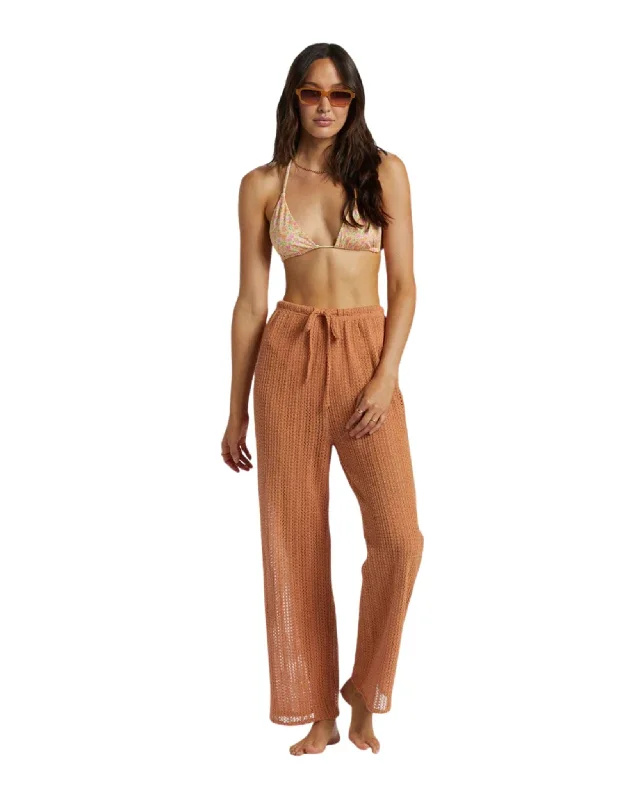 Largo Beach Pants Chic Faux Leather Pants