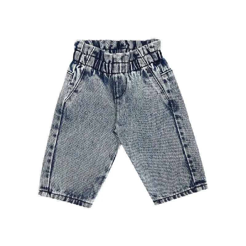 Bimba Baby Pant - Blue Denim Stylish Harem Pants
