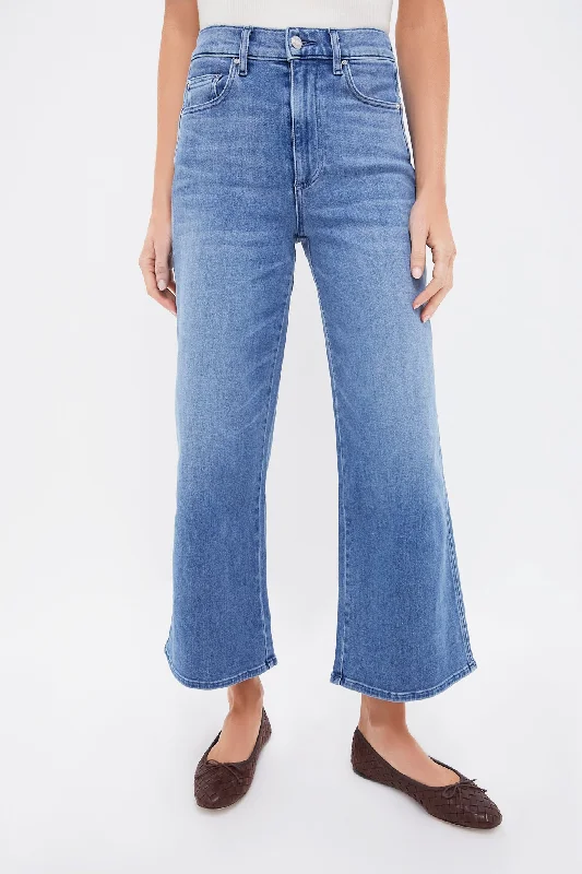 Clementine Juliette Wideleg Ankle Jean Comfortable Stretch Fit Jeans