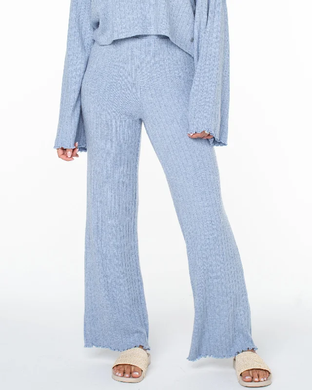 Cool Serenity Fleece Pants - Infinity Blue Casual Lounge Pants