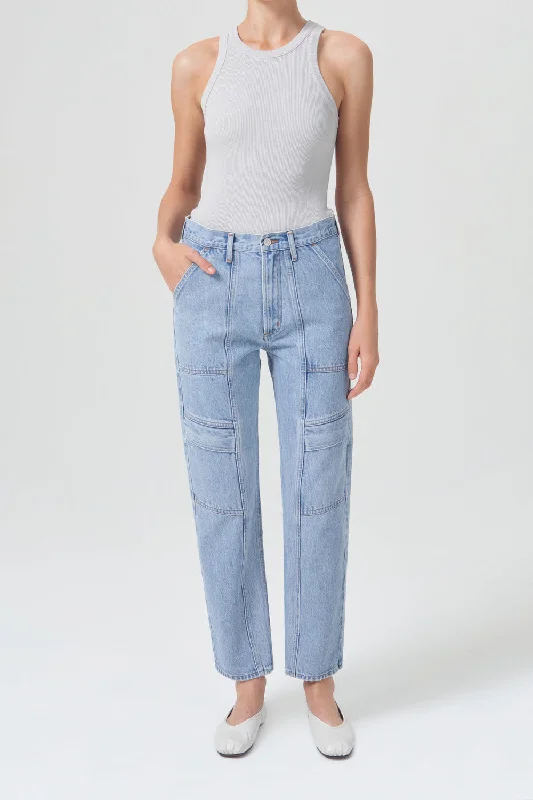 Agolde Cooper Cargo Pants in Rank Comfortable Wide-Leg Pants