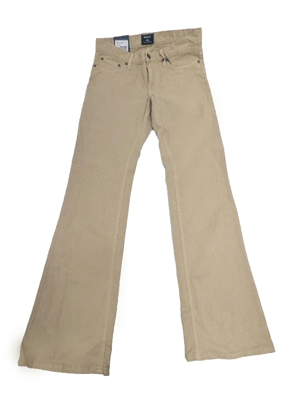GANT Women's Dry Sand Lara Classic Twill Pants 410875 Size 29/32 NWT Stretch Fit Pants