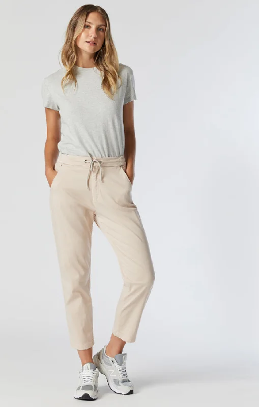 HANNAH PANTS IN GREY MORNING SMART SPORTY Fashionable Track Pants
