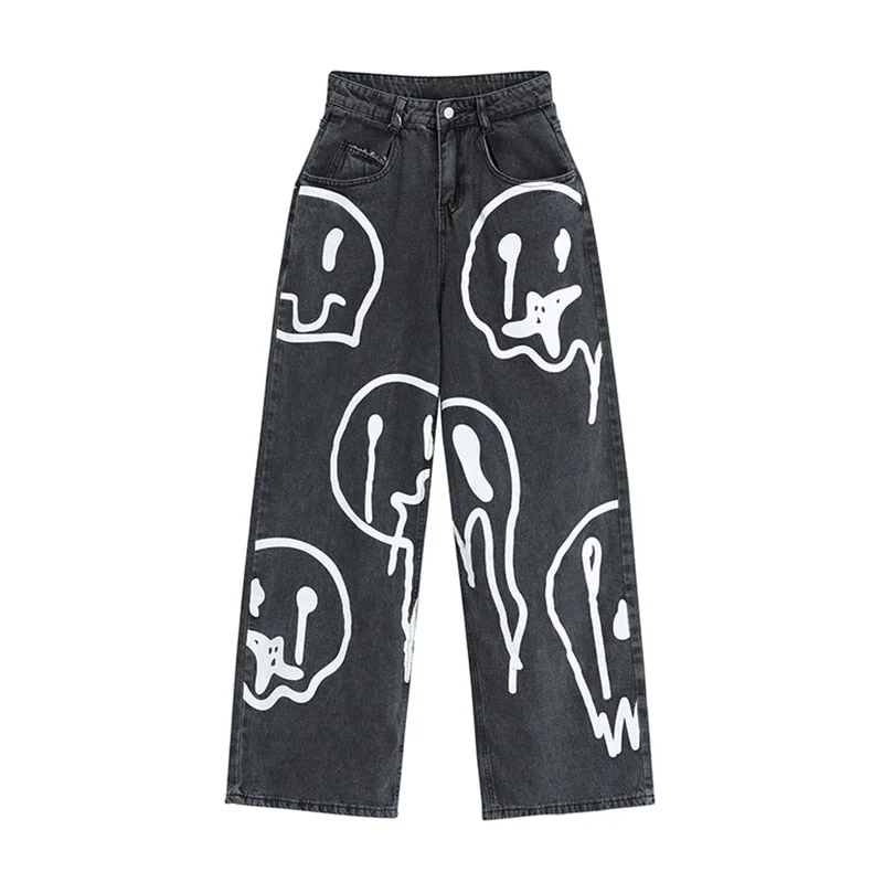 Hip-hop Wide Leg Pants Modern Skinny Pants