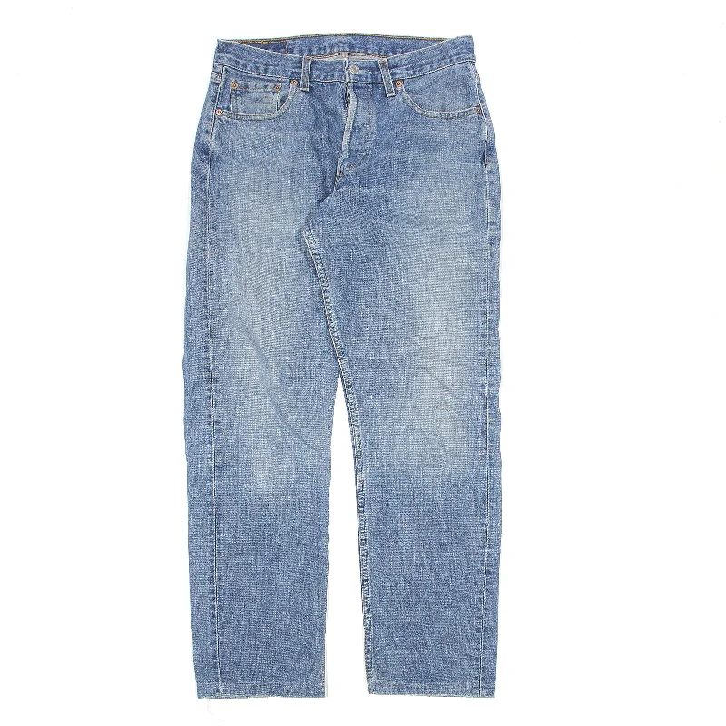LEVI'S 517 04 Jeans Blue Denim Regular Straight Womens W31 L29 Casual Skinny Fit Jeans