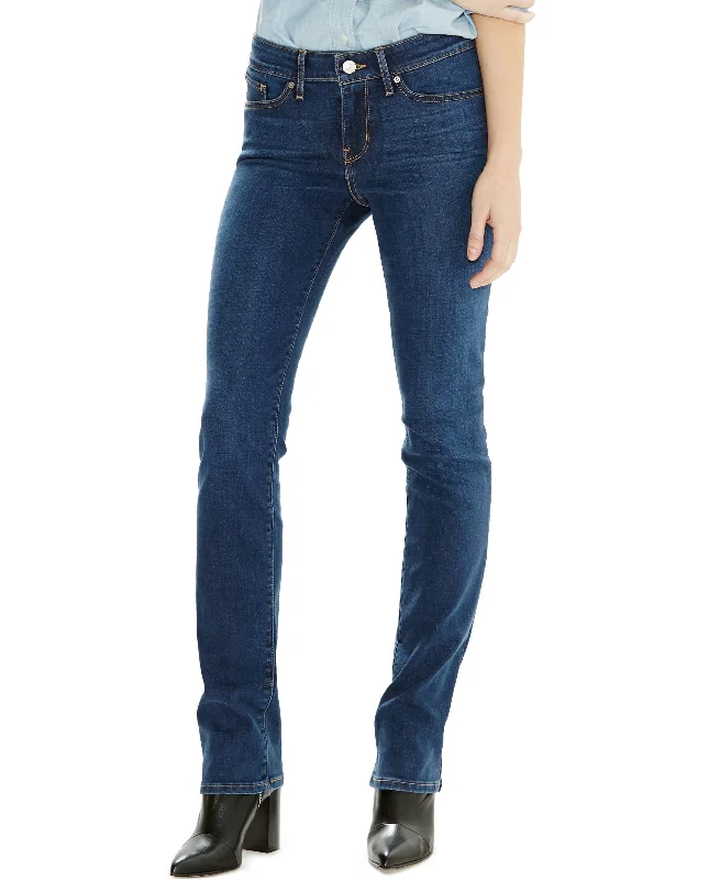 Levi's 712 Slim-Fit Jeans, Runoff Wash Stylish Bootcut Denim Jeans