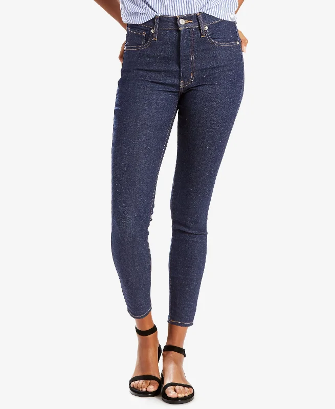 Levis Mile High Cropped Skinny Jeans Fashionable Cropped Denim Jeans