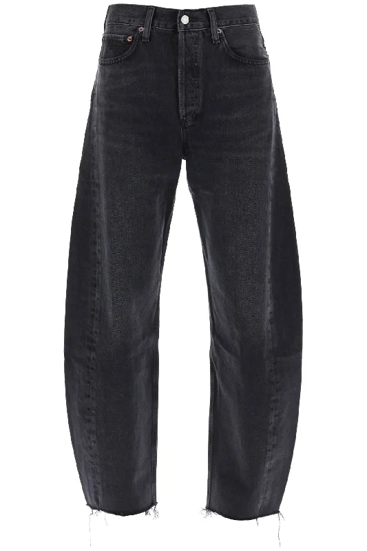 AGOLDE luna curved leg jeans Cozy Stretch High-Waist Jeans