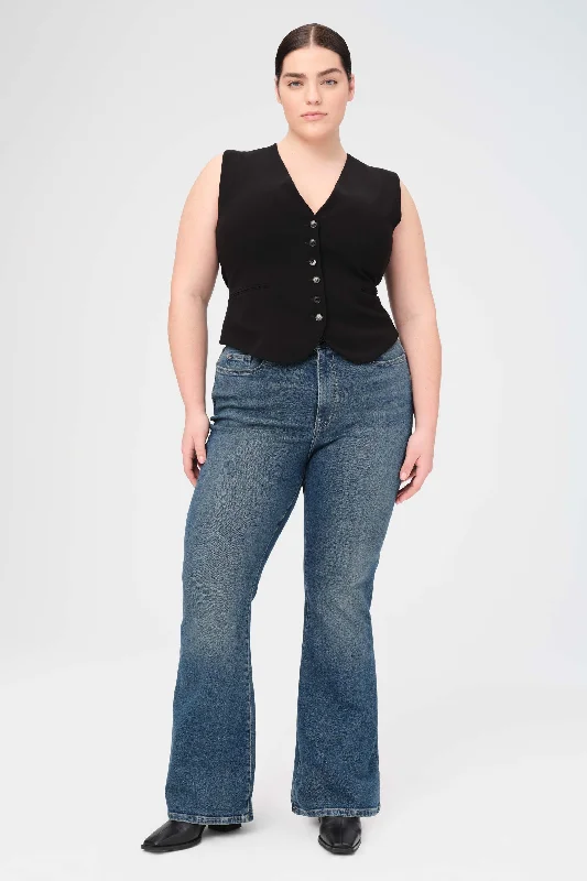MIA PLUS - FLARE JEANS | MONTROSE Fashionable Relaxed Fit Denim
