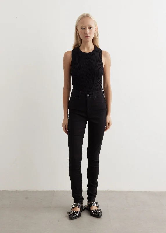 Nina High-Rise Skinny Jeans Elegant Skinny Leg Jeans