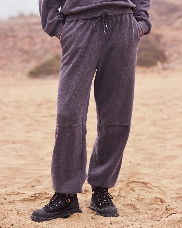 Oasis Haze Elastic Waist Pants - Phantom Slim-Fit Leggings