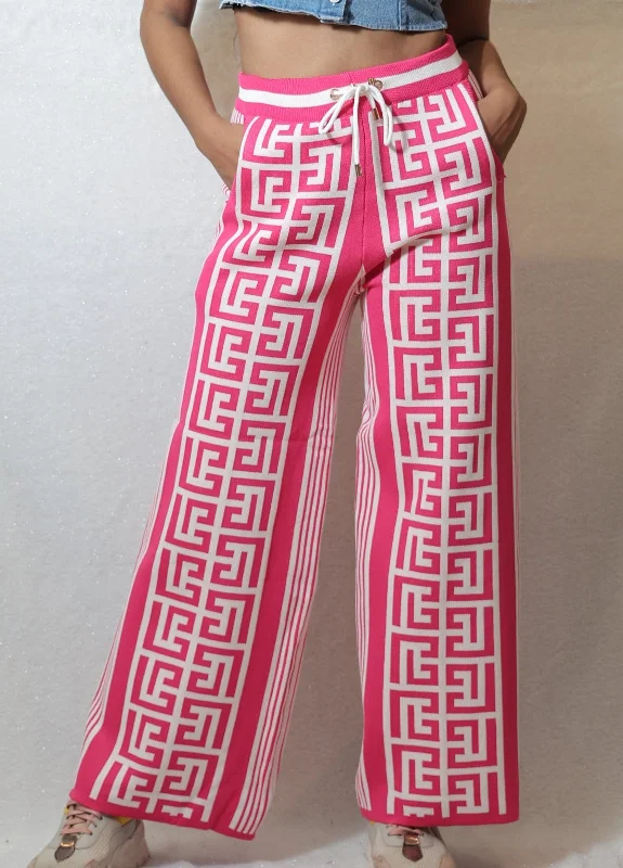 Printed Loose Bottom Pants Casual Track Pants