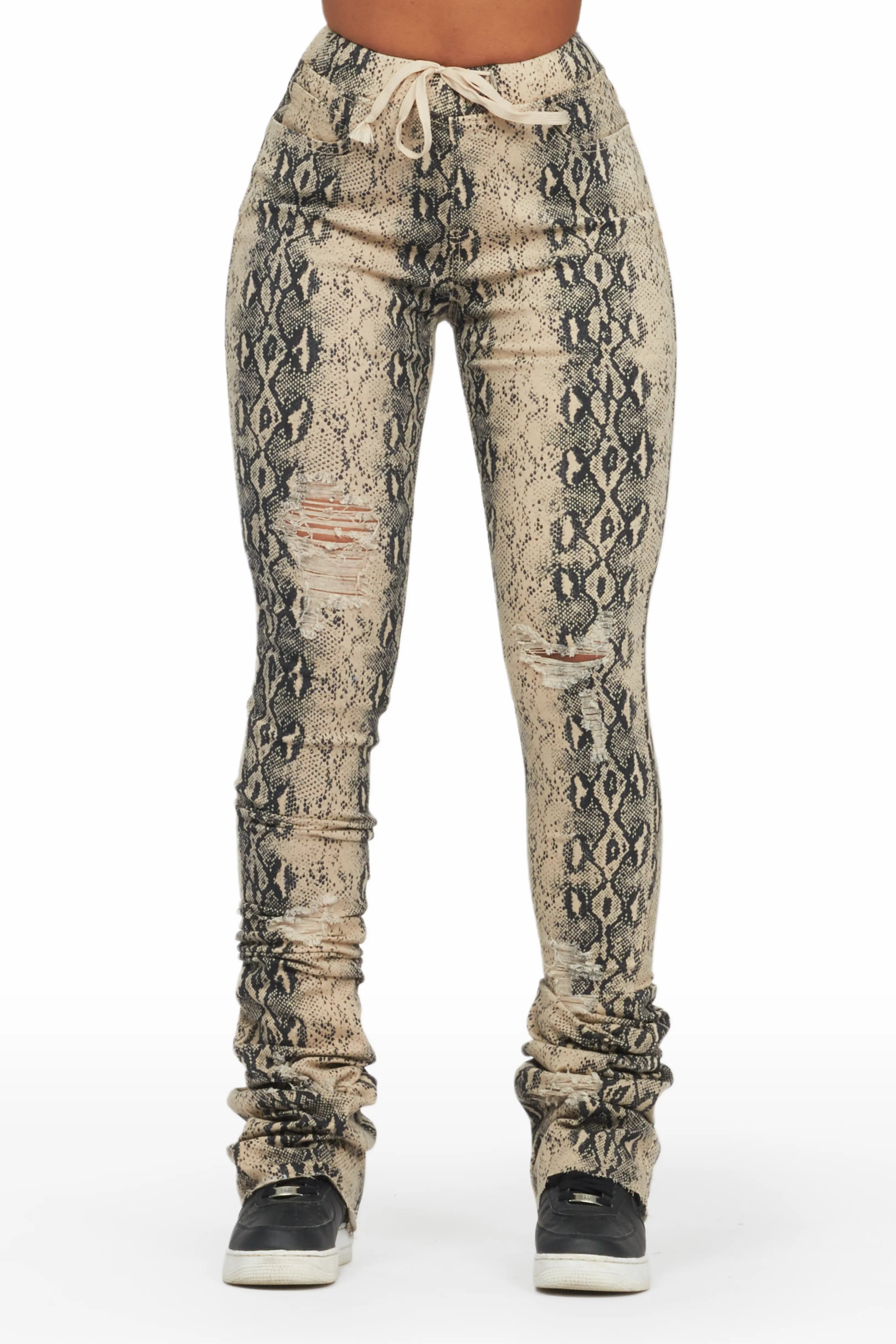 Erriona Snake Super Stacked Pant Fashionable Jogger Pants